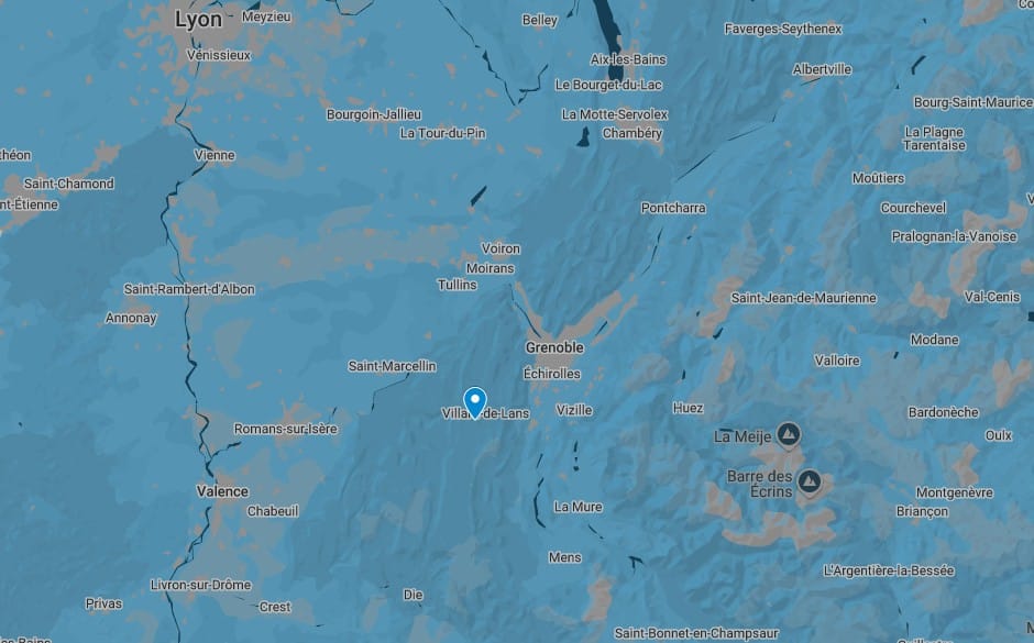 Vercors en Lumières - Carte - Villard de Lans